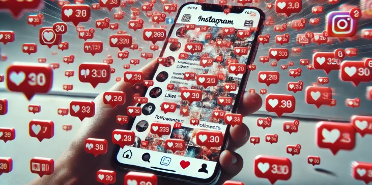 notificações do instagram